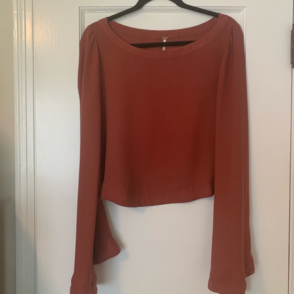 Free People Cropped Blouse - Picture 1 of 4